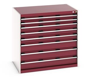 Bott Cubio Drawer Cabinet comprising of: Drawers: 2 x 75mm, 3 x 100mm, 3 x 150mm... Bott Drawer Cabinets 1050 x 650 installed in your Engineering Department